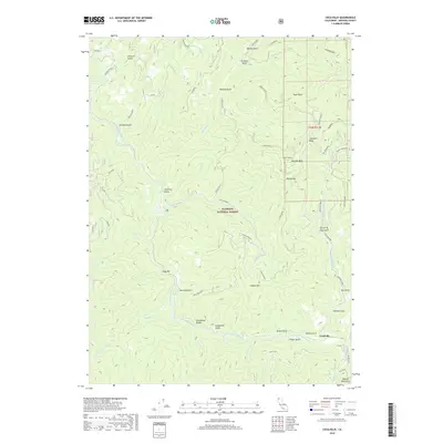 2018 Map of Cecilville, 2018 Print