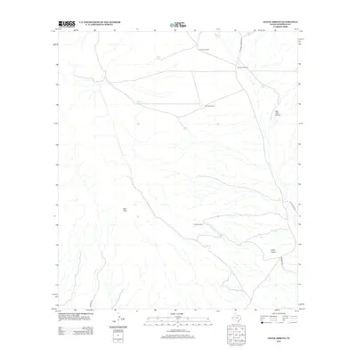 2012 Map of Cedar Arroyo, 2012 Print
