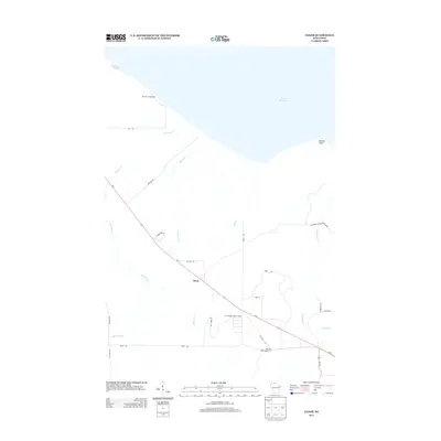 2013 Map of Cedar, 2013 Print