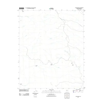 2011 Map of Cedar Basin, 2011 Print