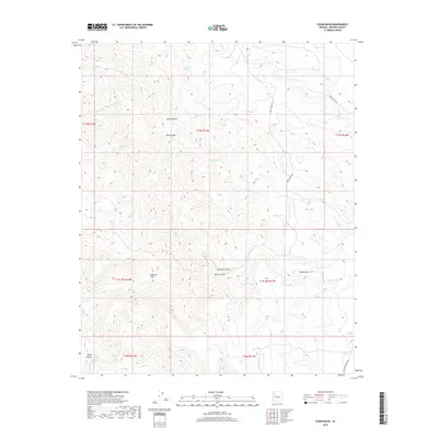 2018 Map of Cedar Basin, 2018 Print