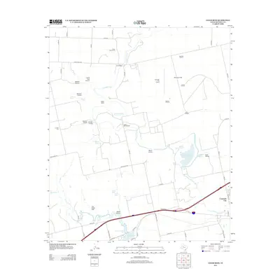 2012 Map of Cedar Bend, 2012 Print