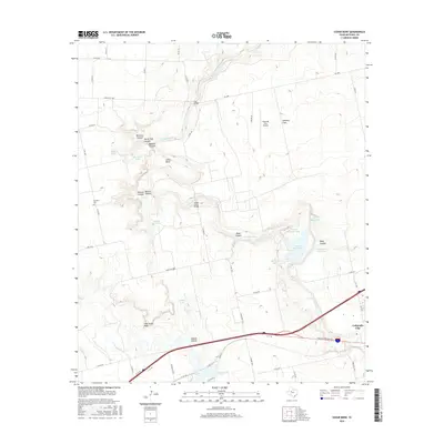 2016 Map of Cedar Bend, 2016 Print