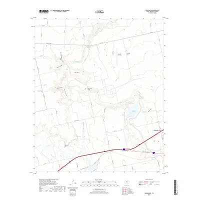 2019 Map of Cedar Bend, 2019 Print