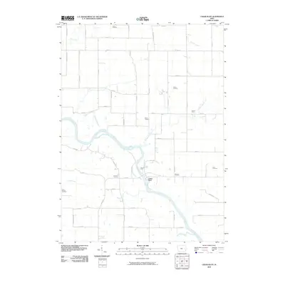 2010 Map of Cedar Bluff, 2010 Print