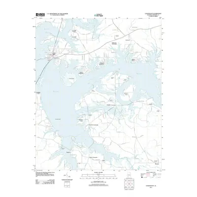2011 Map of Cedar Bluff, 2011 Print