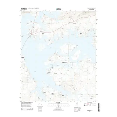 2014 Map of Cedar Bluff, 2014 Print