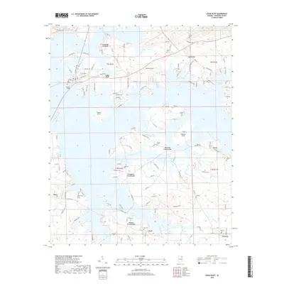 2018 Map of Cedar Bluff, 2018 Print
