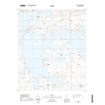 2020 Map of Cedar Bluff, 2020 Print