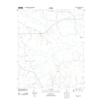 2012 Map of Cedar Bluff, 2012 Print