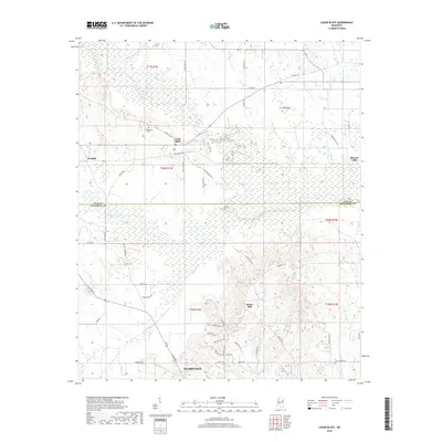 2018 Map of Cedar Bluff, 2018 Print