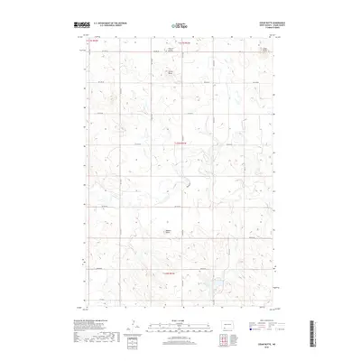 2018 Map of Cedar Butte, 2018 Print