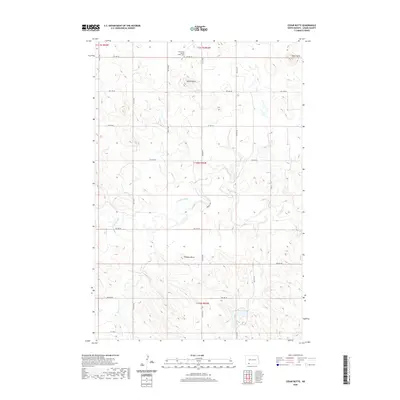 2020 Map of Cedar Butte, 2020 Print