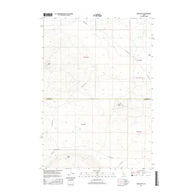 2017 Map of Cedar Butte, 2017 Print
