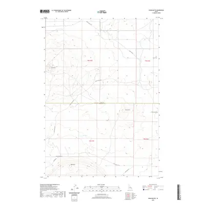 2020 Map of Cedar Butte, 2020 Print