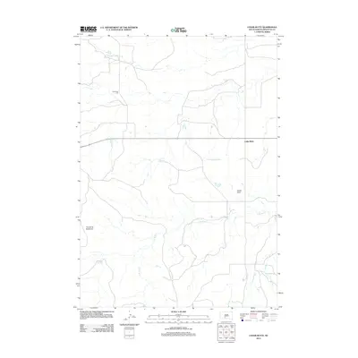 2012 Map of Cedar Butte, 2012 Print