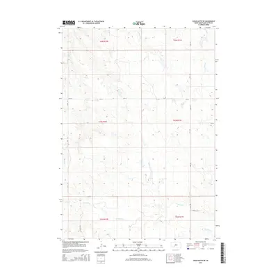 2015 Map of Cedar Butte NE, 2015 Print