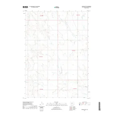 2017 Map of Cedar Butte NE, 2017 Print