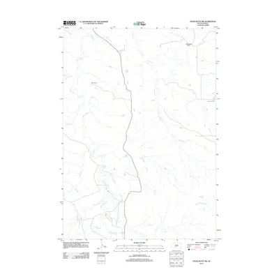 2012 Map of Cedar Butte NW, 2012 Print