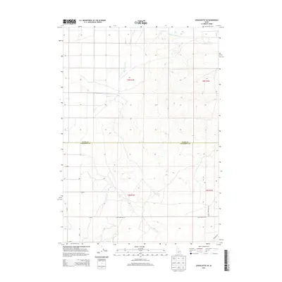 2013 Map of Cedar Butte SW, 2013 Print