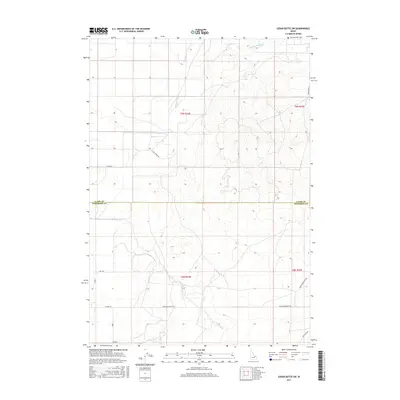 2017 Map of Cedar Butte SW, 2017 Print