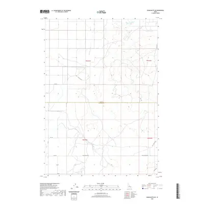 2020 Map of Cedar Butte SW, 2020 Print