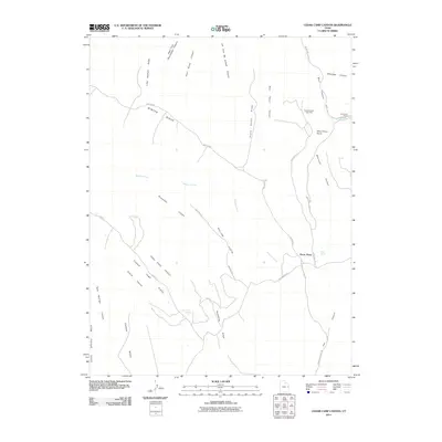 2011 Map of Cedar Camp Canyon, 2011 Print