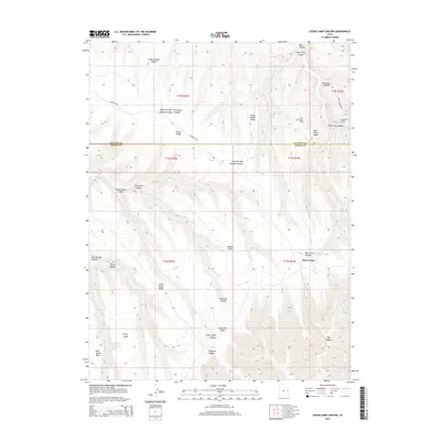 2014 Map of Cedar Camp Canyon, 2014 Print
