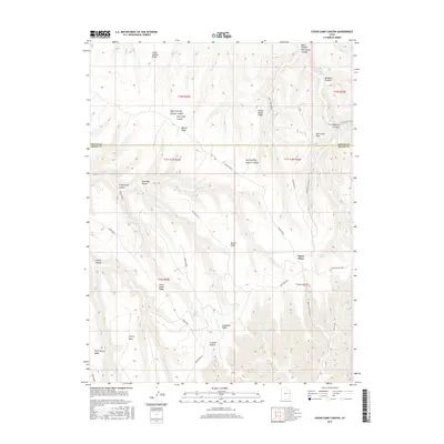 2017 Map of Cedar Camp Canyon, 2017 Print