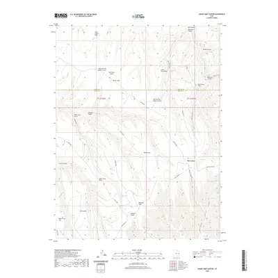 2020 Map of Cedar Camp Canyon, 2020 Print