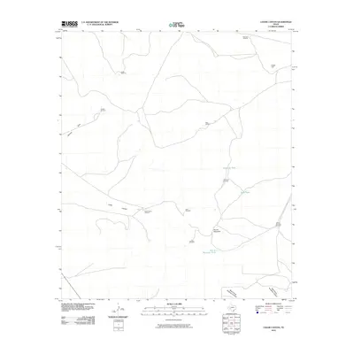 2010 Map of Cedar Canyon, 2010 Print