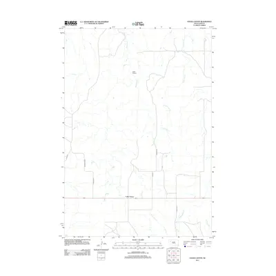 2012 Map of Cedar Canyon, 2012 Print
