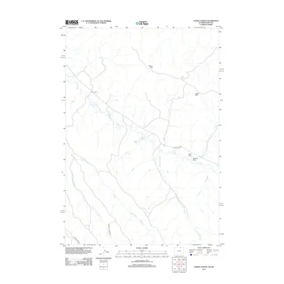 2012 Map of Cedar Canyon, 2012 Print