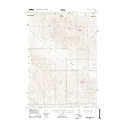2015 Map of Cedar Canyon, 2015 Print