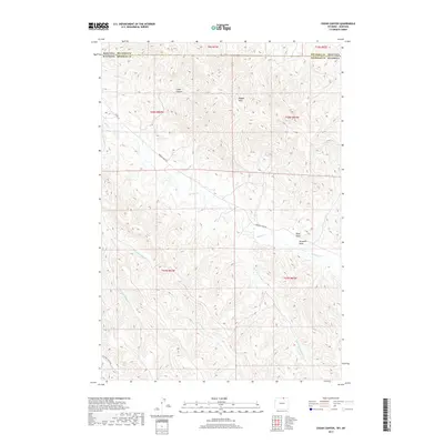 2017 Map of Cedar Canyon, 2017 Print