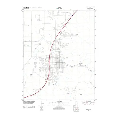2011 Map of Cedar City, 2011 Print
