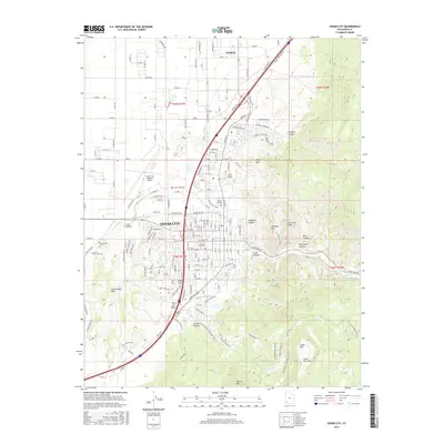 2017 Map of Cedar City, 2017 Print