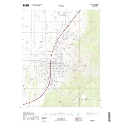 2020 Map of Cedar City, 2020 Print