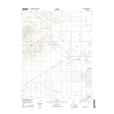 2014 Map of Cedar City NW, 2014 Print