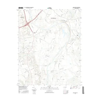 2016 Map of Cedar Creek, 2016 Print