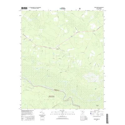 2017 Map of Cedar Creek, 2017 Print