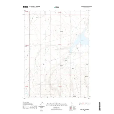 2020 Map of Cedar Creek Reservoir, 2020 Print
