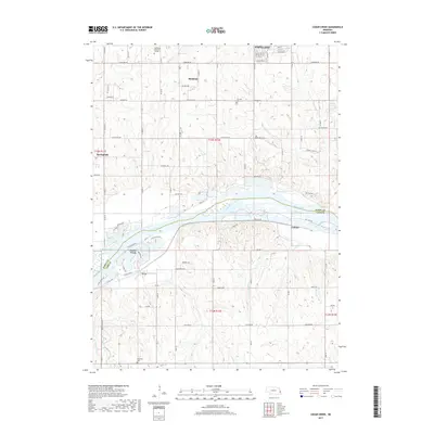 2017 Map of Cedar Creek, 2017 Print