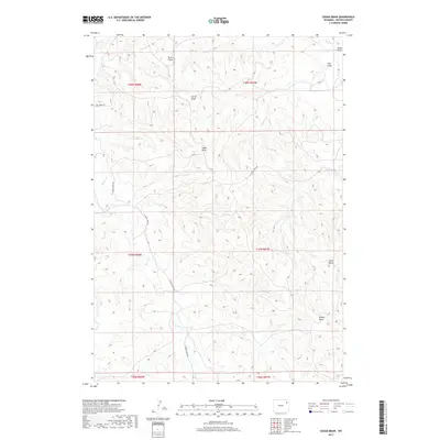 2017 Map of Cedar Draw, 2017 Print