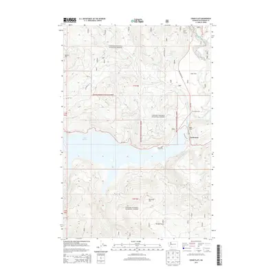 2013 Map of Cedar Flats, 2013 Print