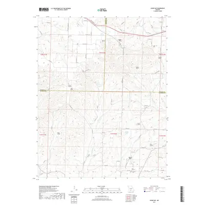 2017 Map of Cedar Gap, 2017 Print