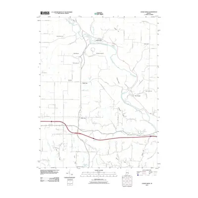 2010 Map of Cedar Grove, 2010 Print
