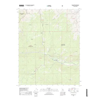 2018 Map of Cedar Grove, 2018 Print