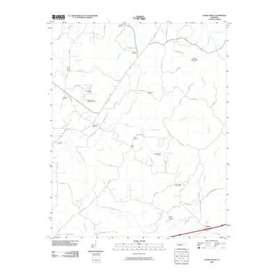 2010 Map of Cedar Grove, 2010 Print