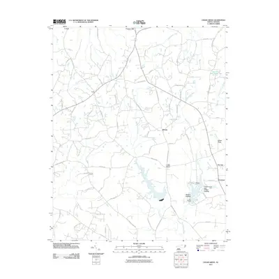 2011 Map of Cedar Grove, 2011 Print
